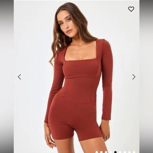 L*SPACE Allister Romper NWOT Size M